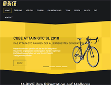 Tablet Screenshot of m-bike.com